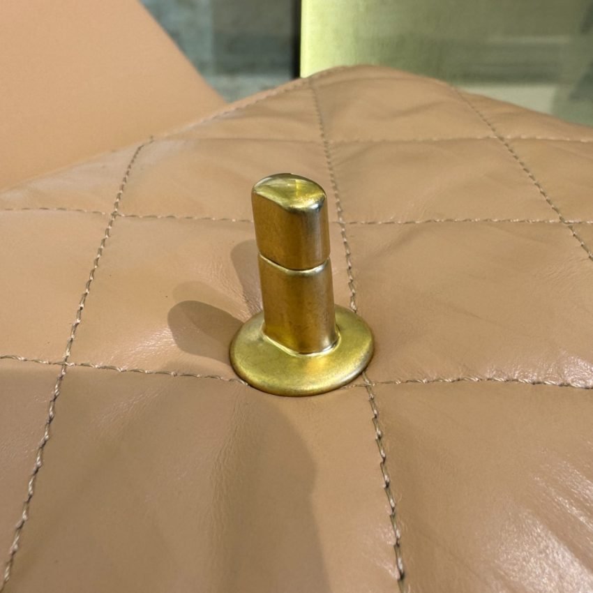 CHANEL 19 Mini Flap Caramel Bag - Image 12