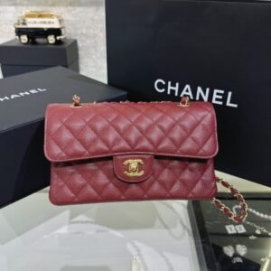 CHANEL Classic Flap 23cm Red