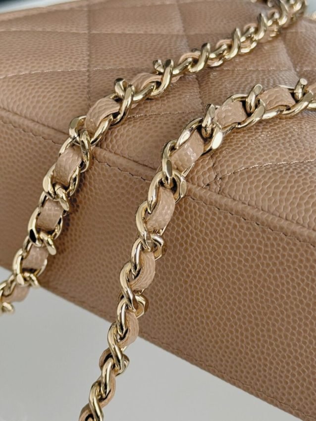 CHANEL 23P Kelly Handle Milk Tea - Image 4