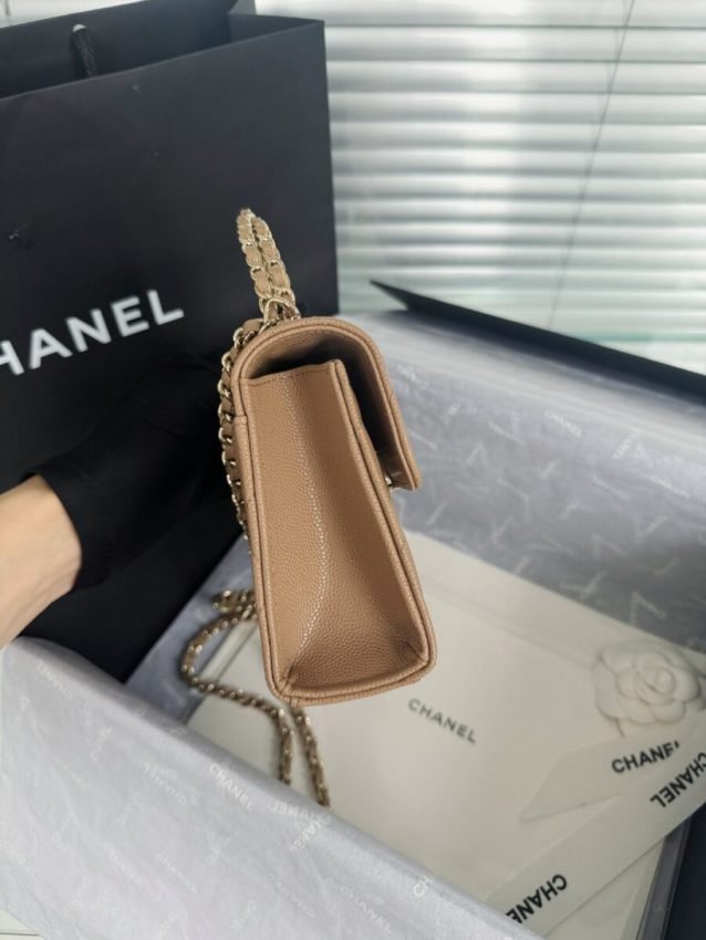CHANEL 23P Kelly Handle Milk Tea - Image 9