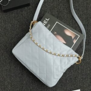 Alternative view of CHANEL 24p Postman Small Light Blue