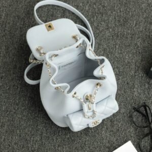 Alternative view of CHANEL 23A Backpack Small Light Blue