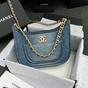 CHANEL 23c Hobo Small Denim