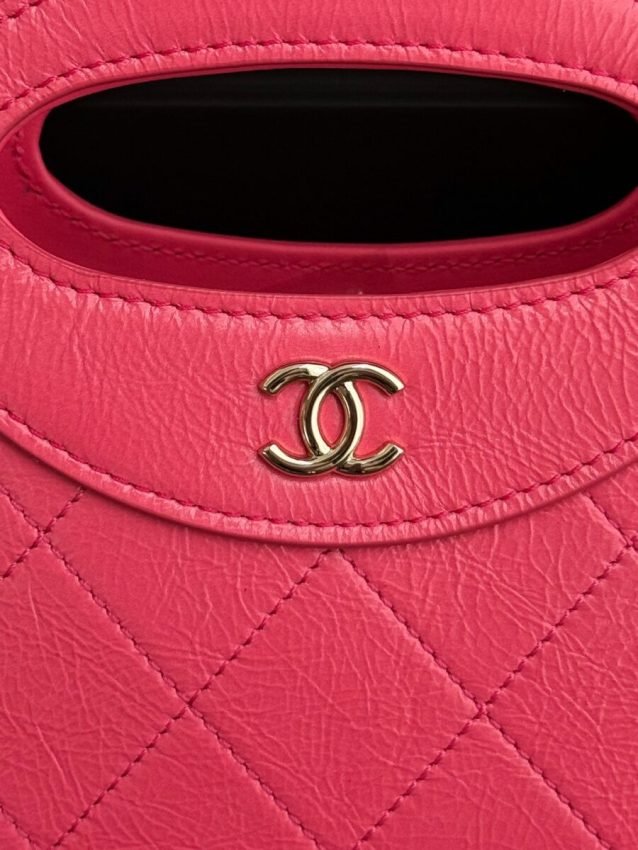 CHANEL 24s Mini Horizontal Rose Red - Image 4
