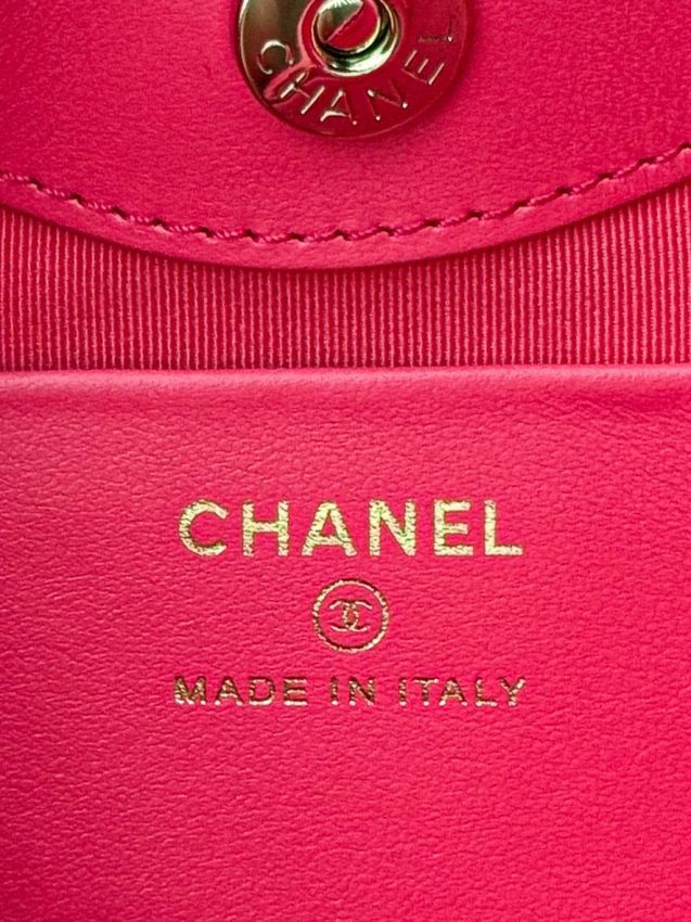 CHANEL 24s Mini Horizontal Rose Red - Image 7