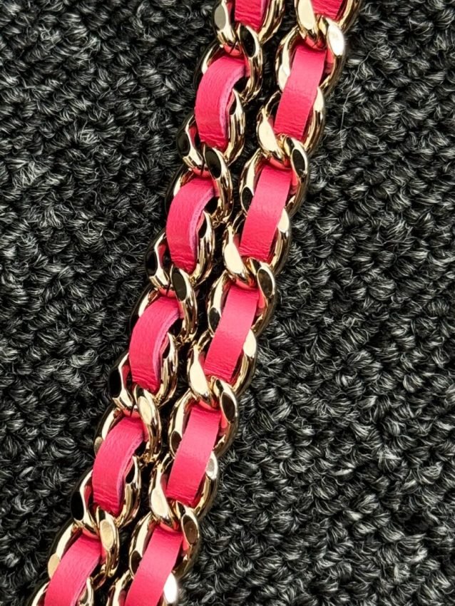 CHANEL 24s Mini Horizontal Rose Red - Image 6